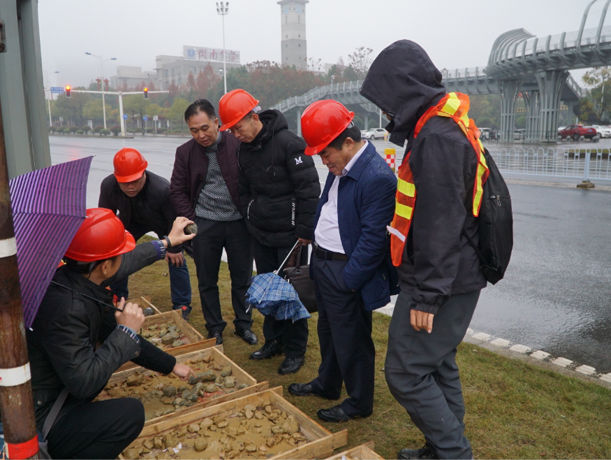 院領導赴長沙市軌道交通1號線北延一期詳勘項目檢查指導工作
